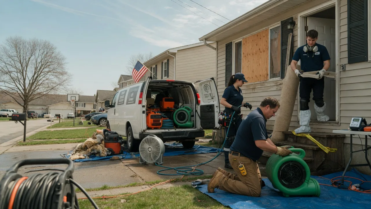 Water Damage Restoration in Hedrick, IA near me